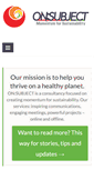 Mobile Screenshot of onsubject.eu